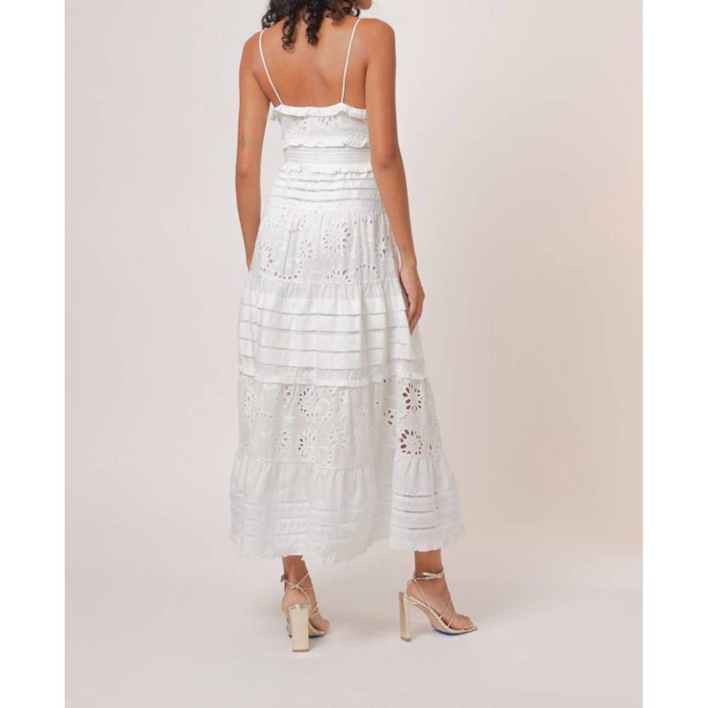 NEW LINE AND DOT pixie maxi dress in white - Picture 3 of 4